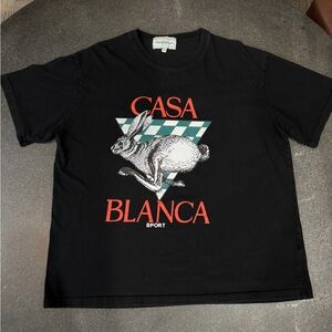 Casabanca Black Graphic T-Shirt